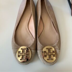 Tory Burch Tan Ballet Flats